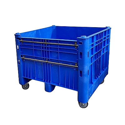 מיכל דולב 1120 אטום עם תוספת גלגלים ודלת 112*112*h95