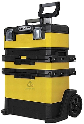 עמדת עבודה צהובה 3 חלקים על גלגלים STANLEY FATMAX 20580