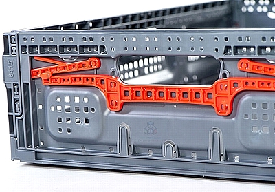 folding boxes side view