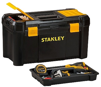 ארגז כלים "19 ספוט סוגרי פלסטיק STANLEY ESSENTIAL