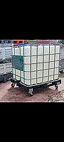 התקנת גלגלים לקוביית IBC