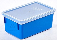 קופסת פלסטיק אטומה לאחסון 5.5 ליטר